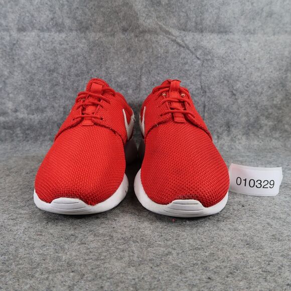 Nike Shoes Kids 7 Sneaker Roshe One Running Athletic Trainer Red White Youth Boy - Picture 3 of 14